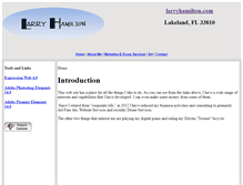 Tablet Screenshot of larryhamilton.com